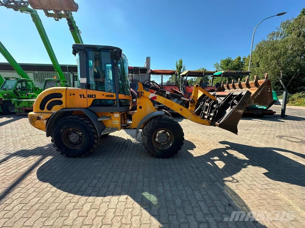 Terex TL 80 / SW / Klappschaufel / Palettengabel لوادر بعجل