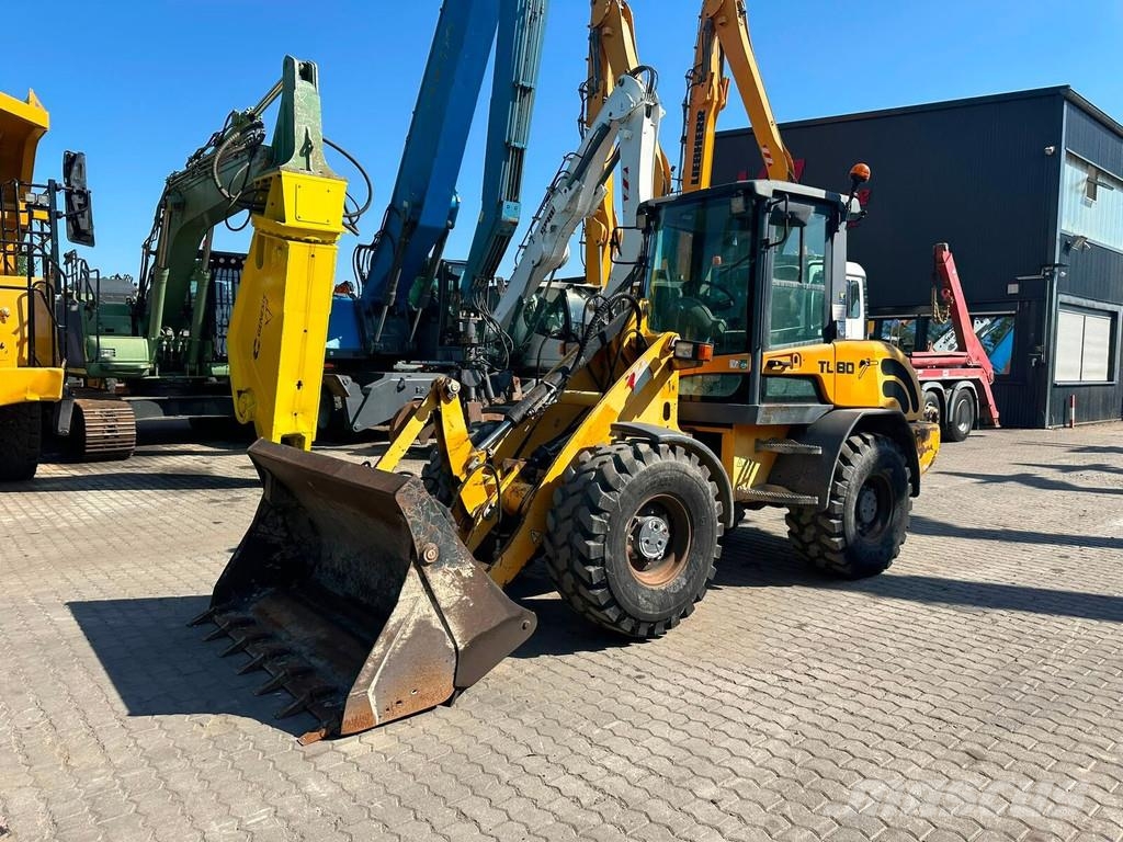 Terex TL 80 / SW / Klappschaufel / Palettengabel لوادر بعجل