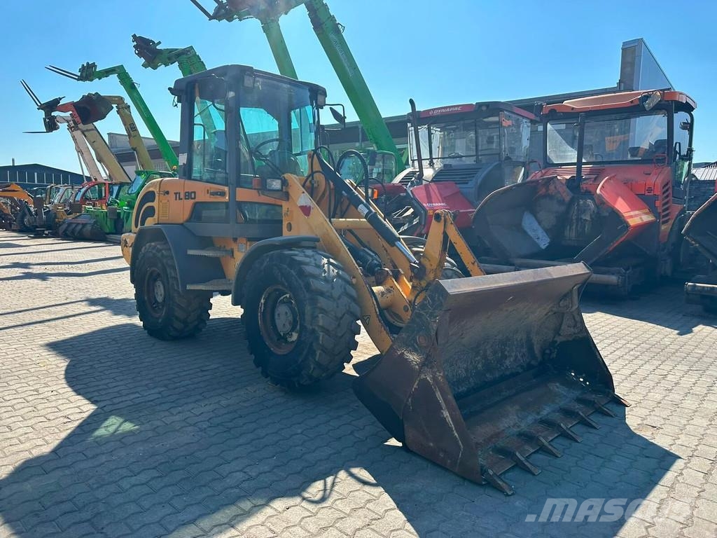 Terex TL 80 / SW / Klappschaufel / Palettengabel لوادر بعجل