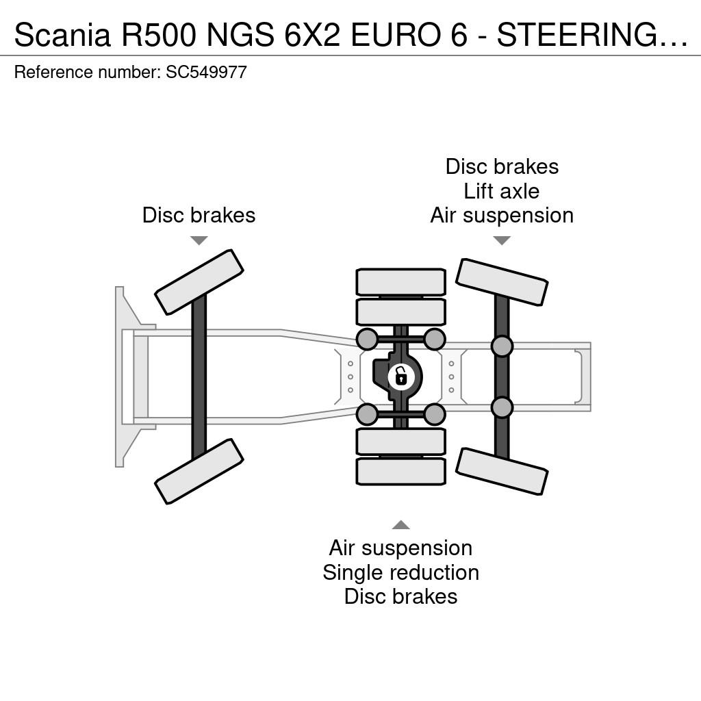 Scania R500 NGS 6X2 EURO 6 - STEERING AXLE - SPECIAL INTE 牵引车