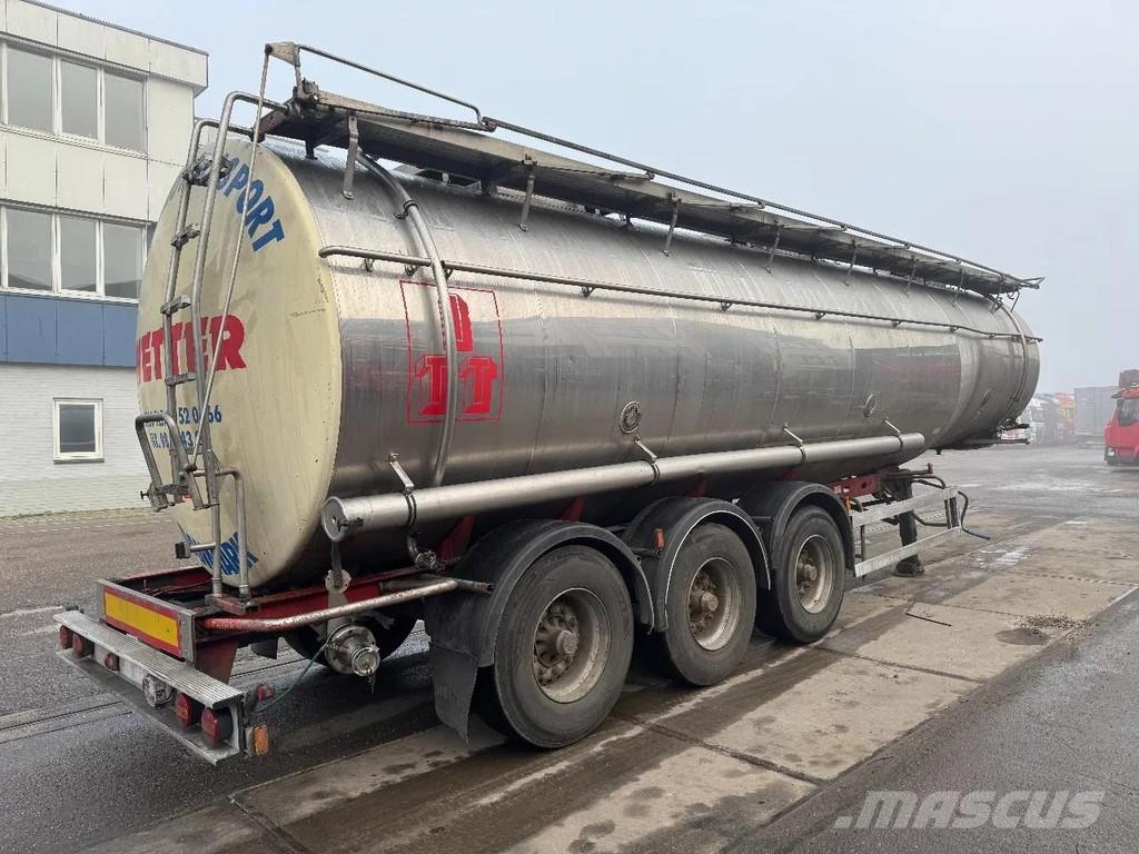Magyar UOPLYST 3 AXLE - BPW - 3 COMPARTIMENTS Semirremolques cisterna