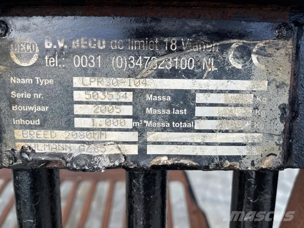 Ahlmann Puinbak az95, az85, as1000 Bakken