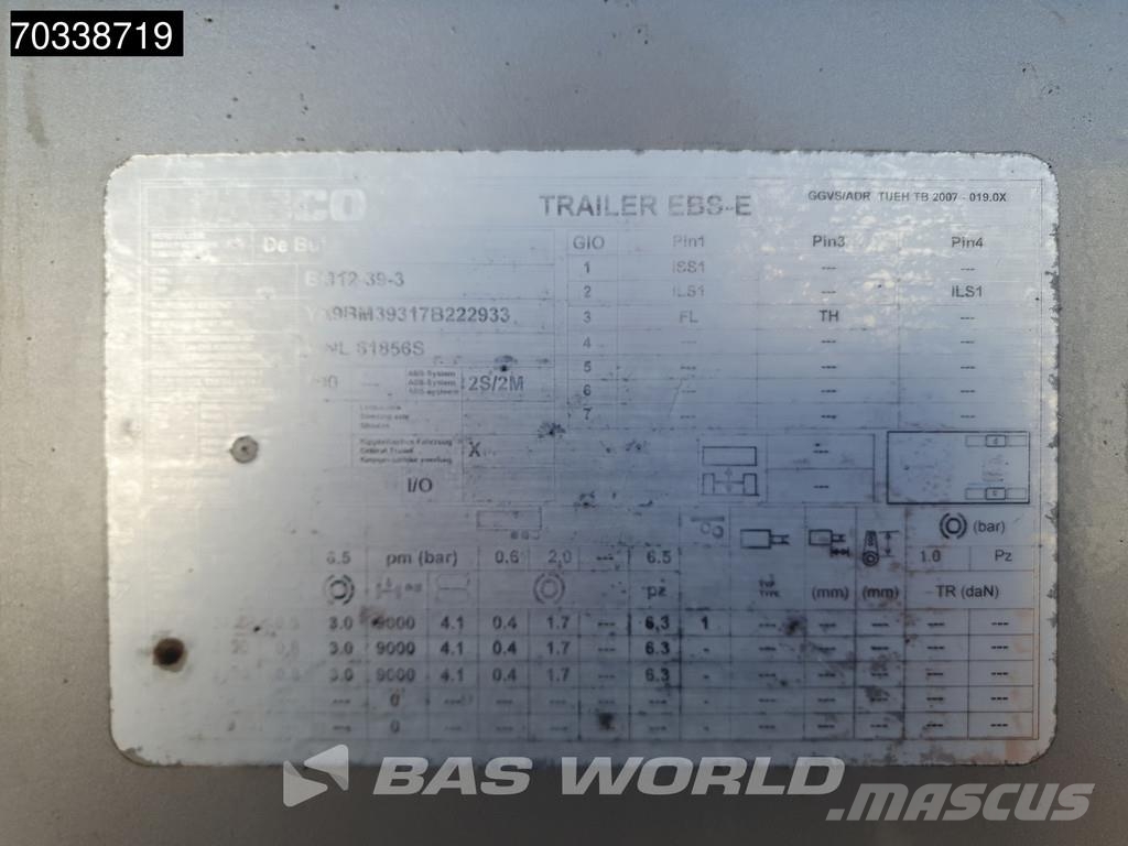 De Buf BM12-39-3 3 axles Concrete 12m3 MOT 01/27 S Andre semitrailere