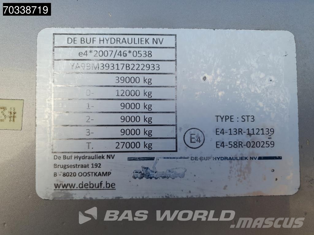 De Buf BM12-39-3 3 axles Concrete 12m3 MOT 01/27 S Andre semitrailere