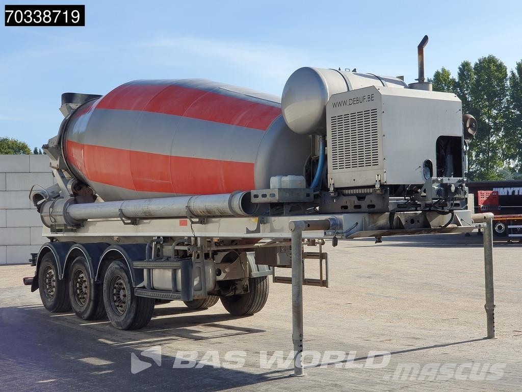 De Buf BM12-39-3 3 axles Concrete 12m3 MOT 01/27 S Andre semitrailere