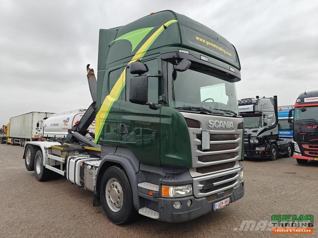 Scania R450 6x2/4 Topline Euro6A - Retarder - Marrel 26T Rol kiper kamioni sa kukom za podizanje tereta