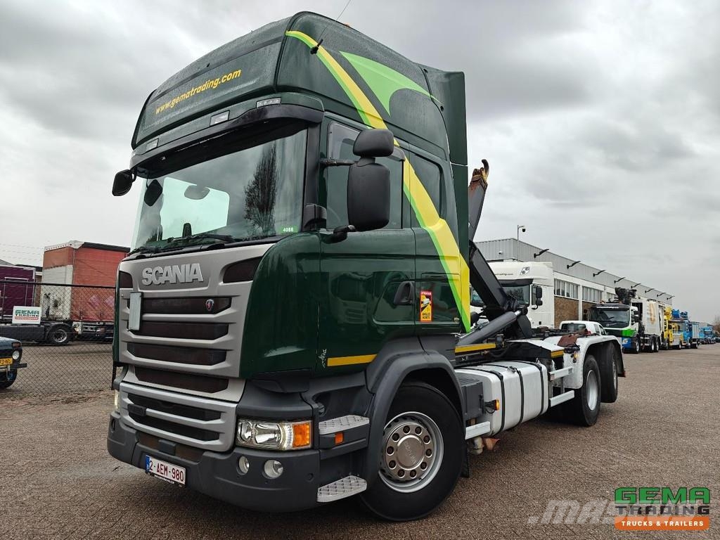 Scania R450 6x2/4 Topline Euro6A - Retarder - Marrel 26T 훅 리프트 트럭