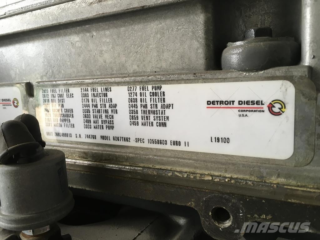 Detroit Diesel 6067-TK62 USED Motores