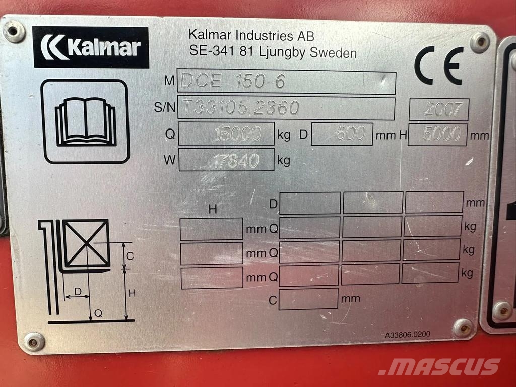 Kalmar DCE150-6 Diesel heftrucks