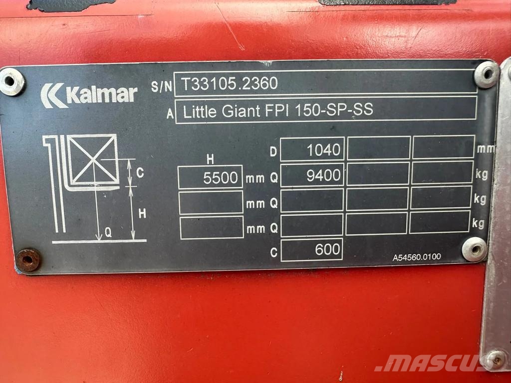 Kalmar DCE150-6 Diesel heftrucks