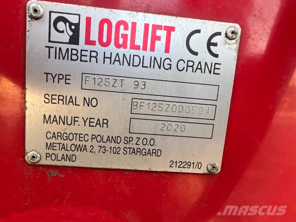 Loglift 125 Z 93 Gruas para troncos
