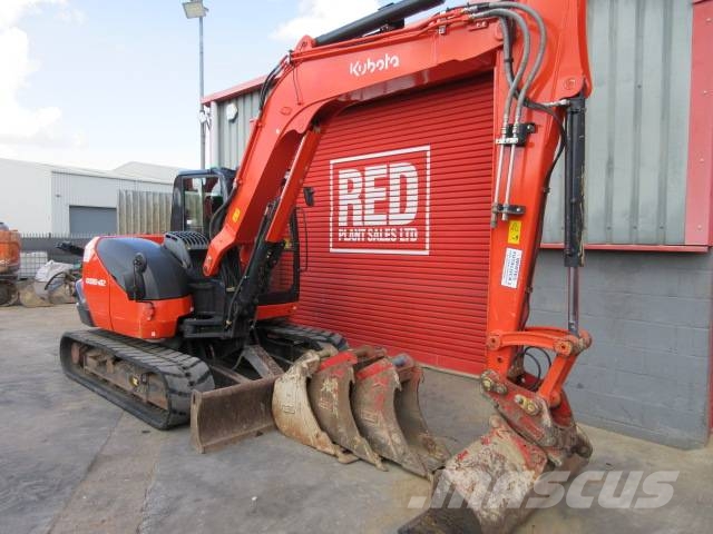 Kubota KX 080-4α2 حفارات وسط 7 طن - 12 طن