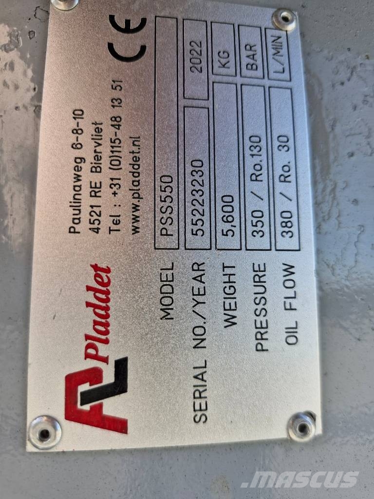 Pladdet Staalschaar PSS550 Scharen