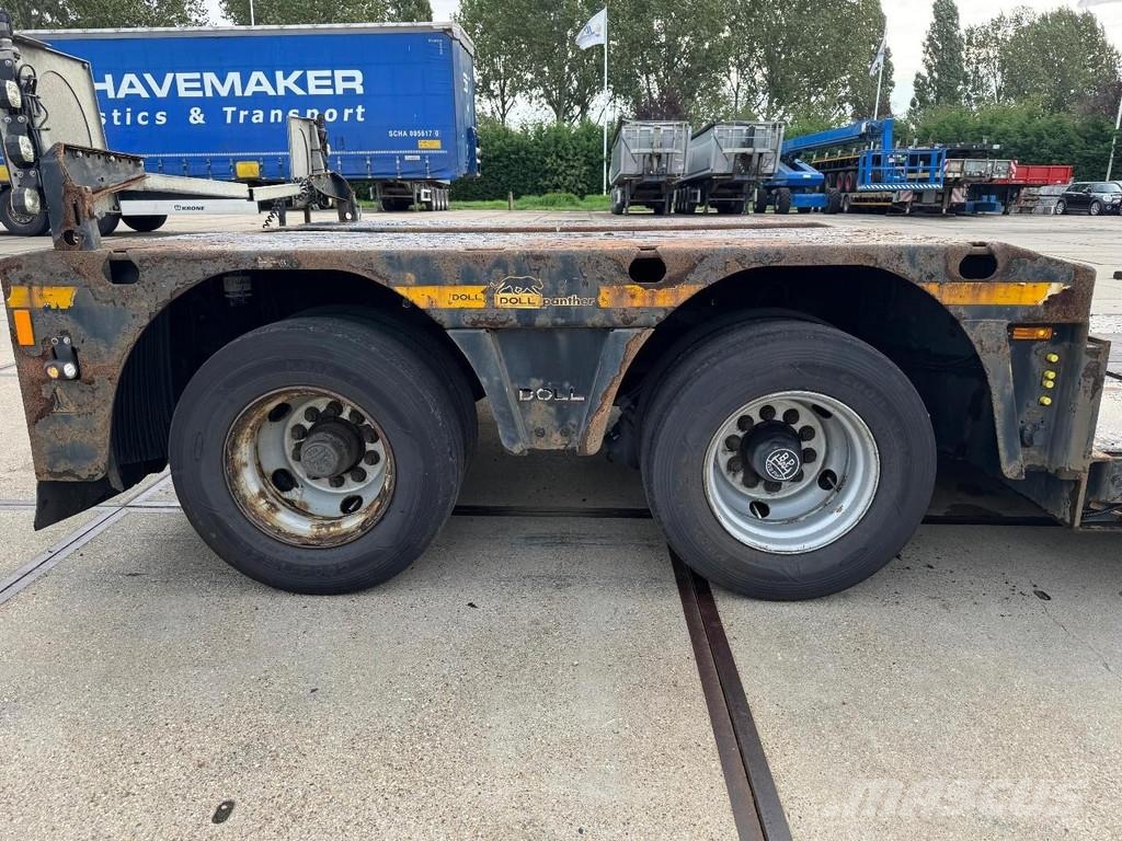 Doll T2E-S3F-21 2 AXLE STEERING - BPW - BED: 6,7M + 4,5 Semirremolques de góndola rebajada