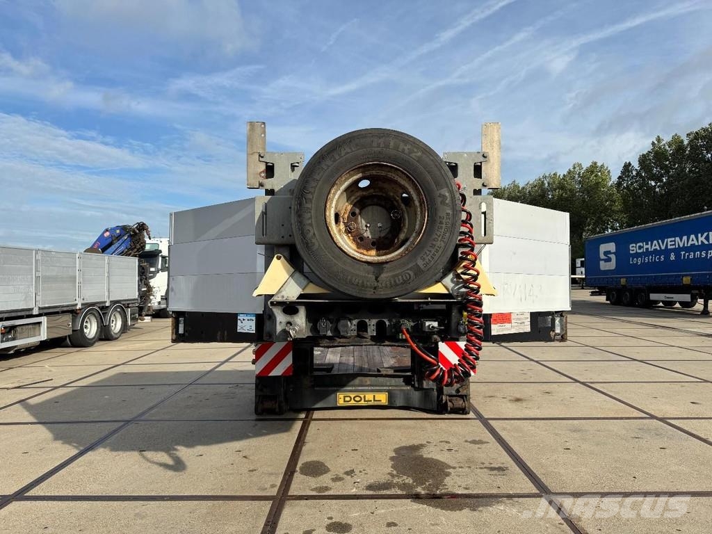 Doll T2E-S3F-21 2 AXLE STEERING - BPW - BED: 6,7M + 4,5 Tieflader-Auflieger