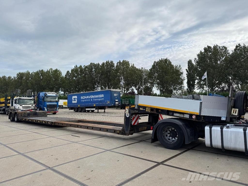 Doll T2E-S3F-21 2 AXLE STEERING - BPW - BED: 6,7M + 4,5 Semirremolques de góndola rebajada