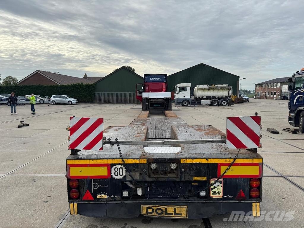 Doll T2E-S3F-21 2 AXLE STEERING - BPW - BED: 6,7M + 4,5 Tieflader-Auflieger
