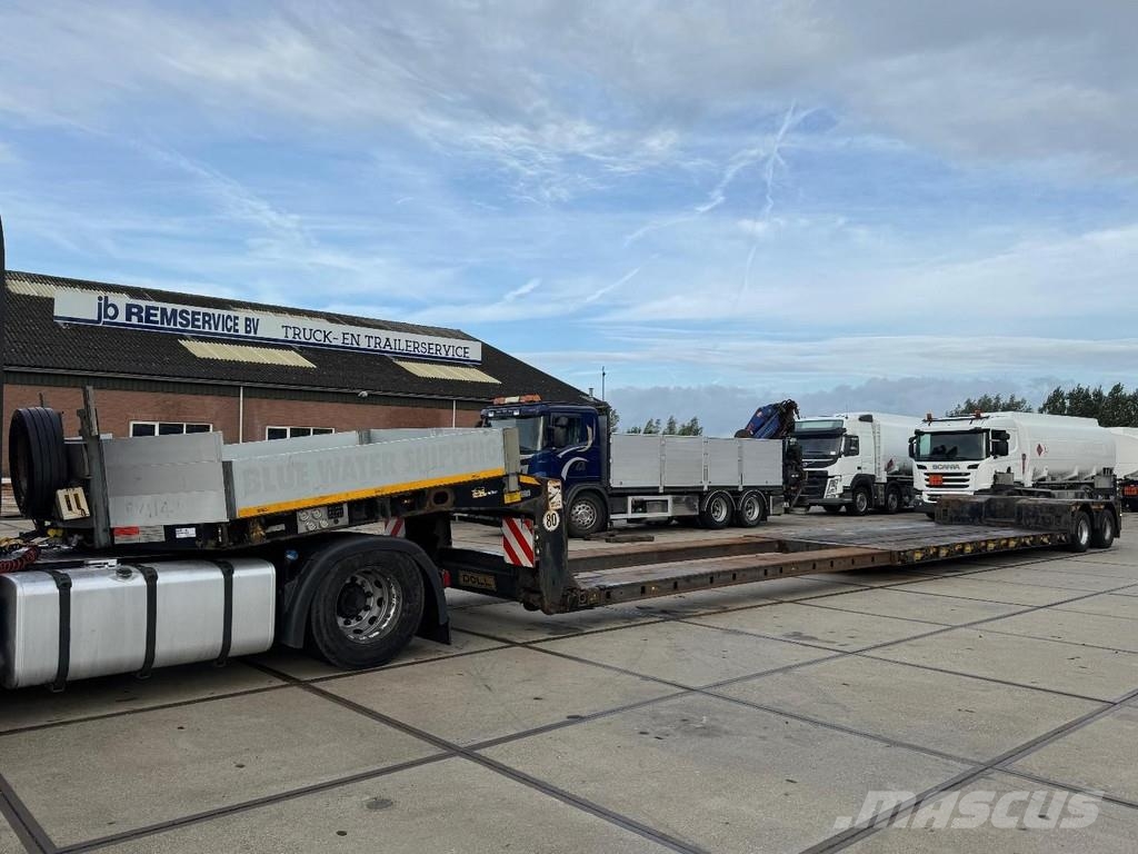 Doll T2E-S3F-21 2 AXLE STEERING - BPW - BED: 6,7M + 4,5 Tieflader-Auflieger