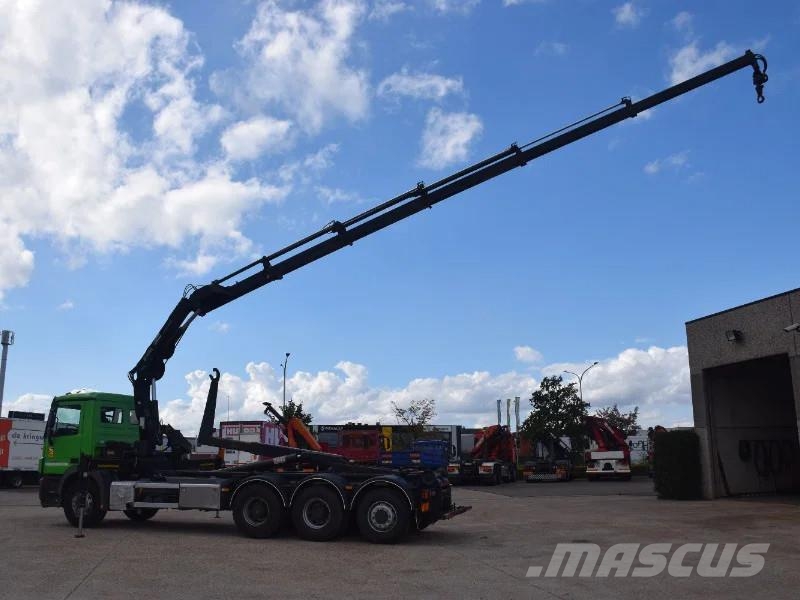 Mercedes-Benz Actros 3236 Hooklift + Hiabcrane Camiones polibrazo