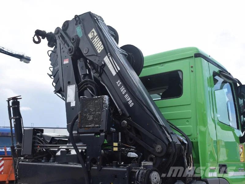 Mercedes-Benz Actros 3236 Hooklift + Hiabcrane Camiones polibrazo