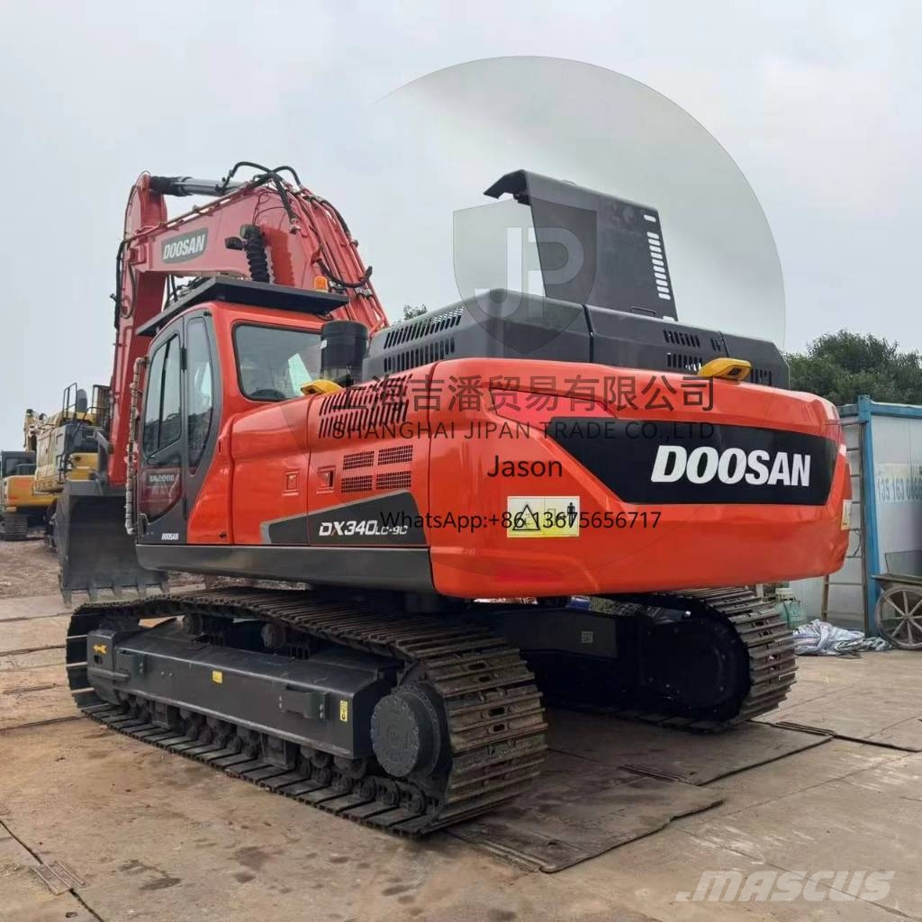 Doosan DX 340 Bagri goseničarji