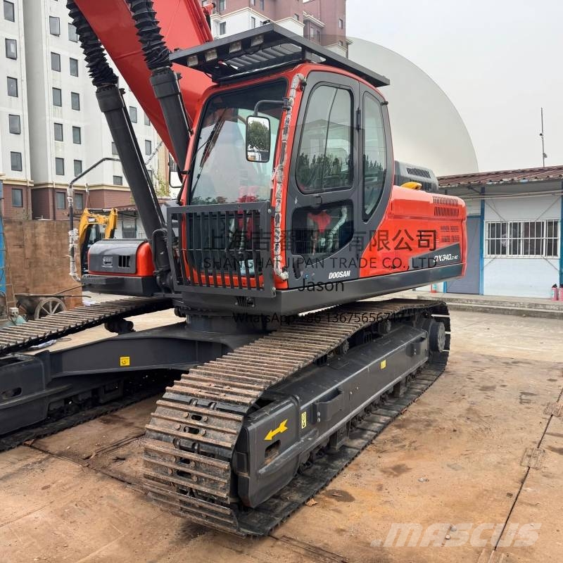 Doosan DX 340 Bagri goseničarji