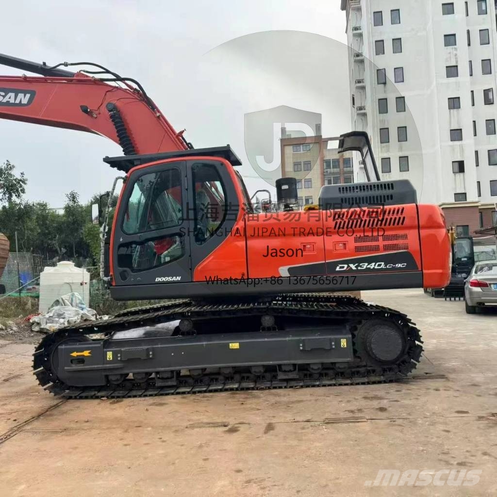 Doosan DX 340 Bagri goseničarji