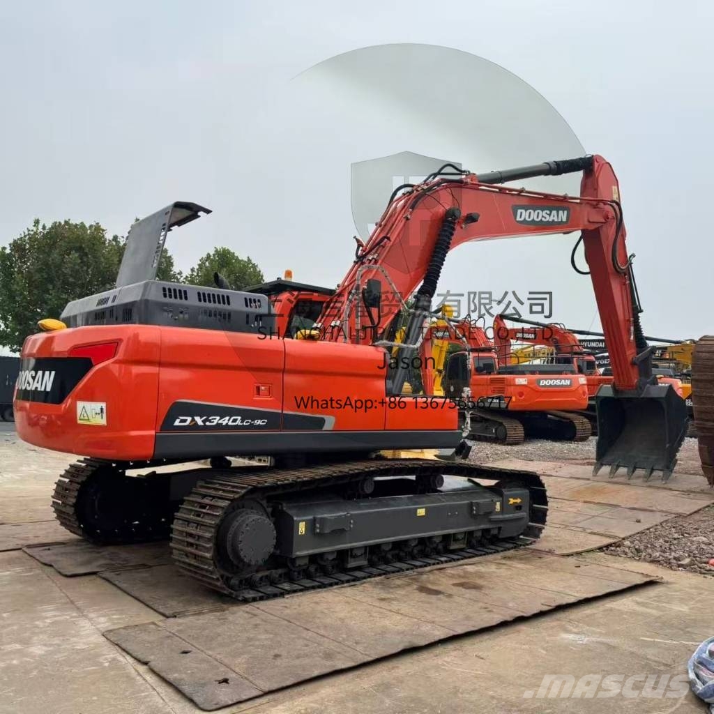Doosan DX 340 Bagri goseničarji