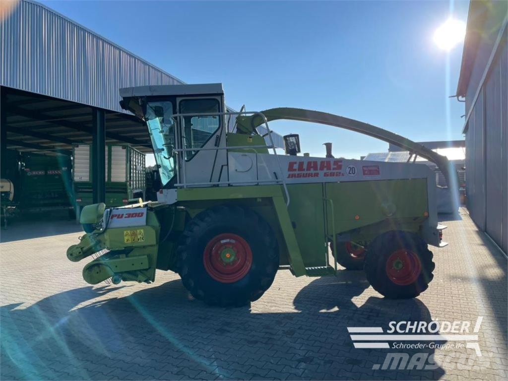 CLAAS JAGUAR 682 S + PICKUP PU 300 Самоходные кормоуборочные комбайны
