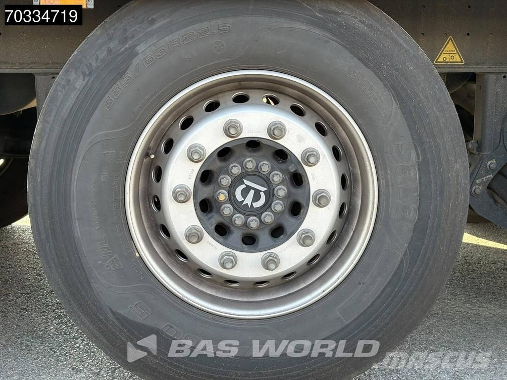 Krone SD 3 axles 2xLiftachse Palettenkasten Semirremolques con caja de lona
