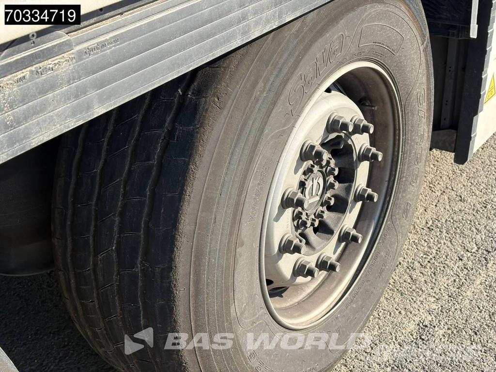 Krone SD 3 axles 2xLiftachse Palettenkasten Semirremolques con caja de lona