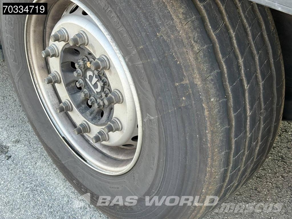 Krone SD 3 axles 2xLiftachse Palettenkasten Semirremolques con caja de lona