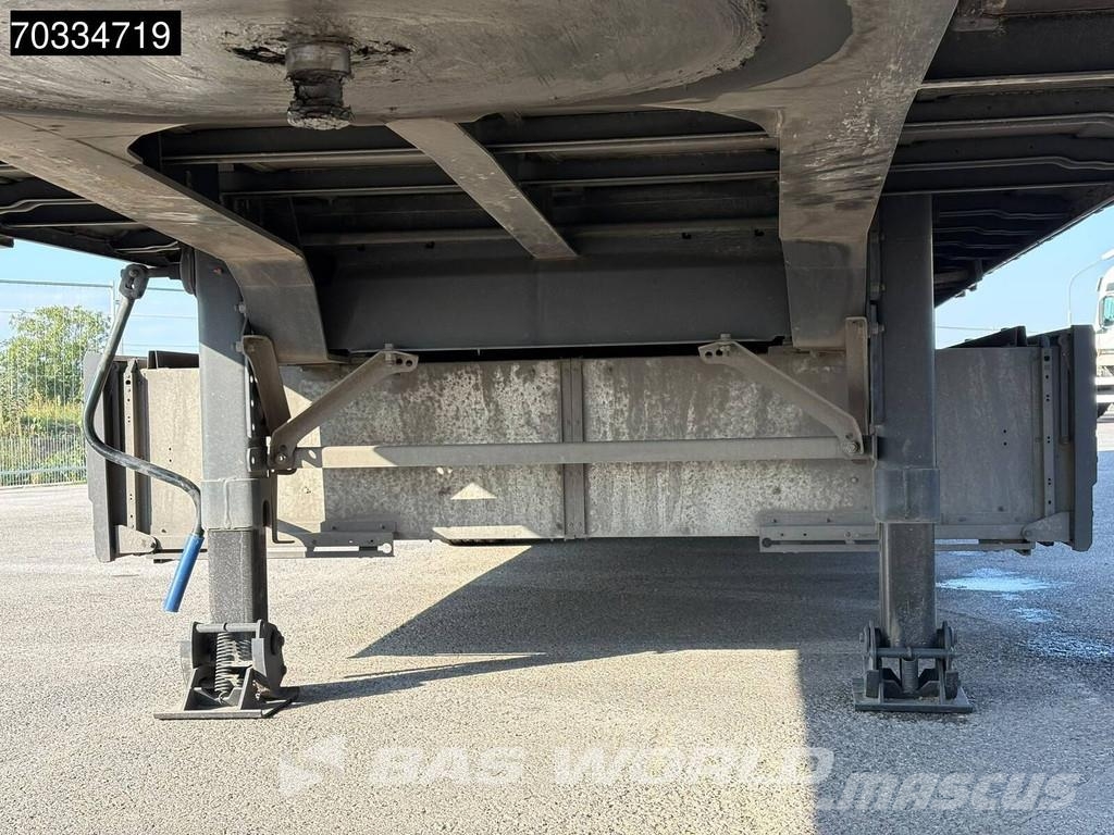Krone SD 3 axles 2xLiftachse Palettenkasten Semirremolques con caja de lona