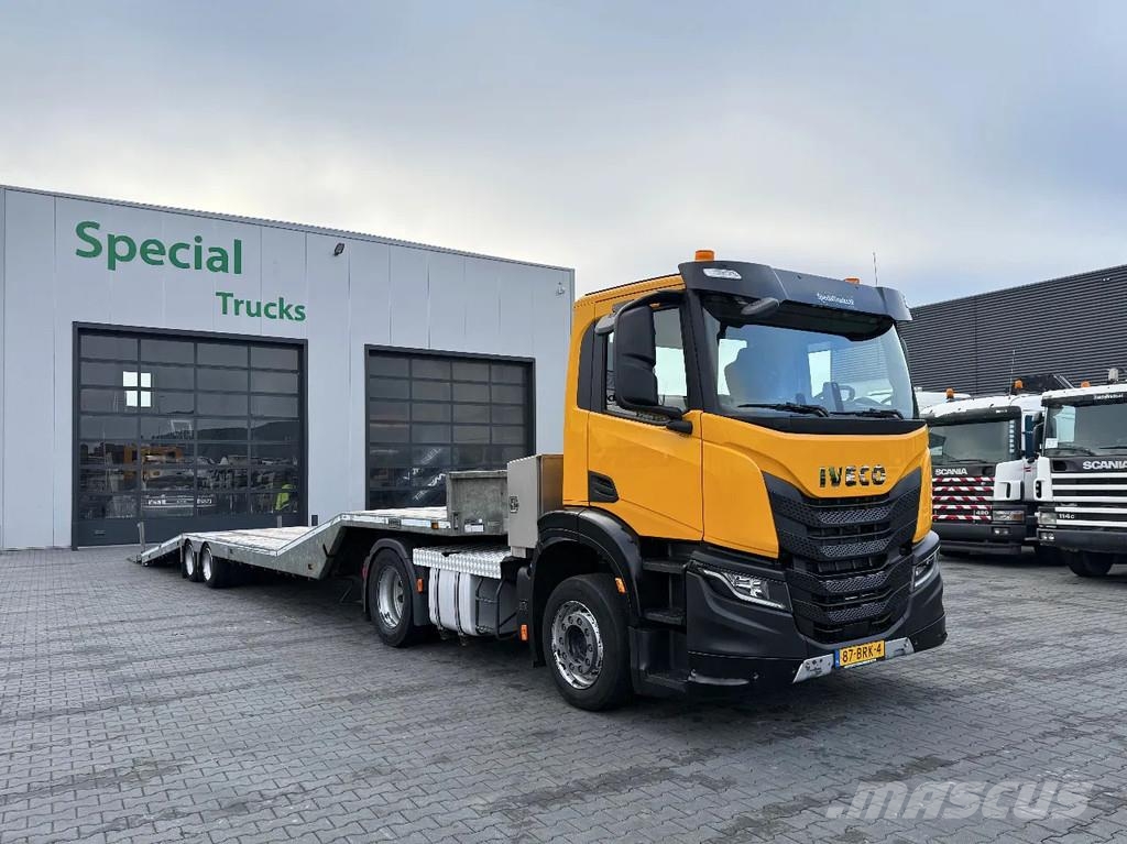 Veldhuizen P48-2 Knikkende semi dieplader + IVECO S-WAY 360 ( Puoliperävaunulavetit