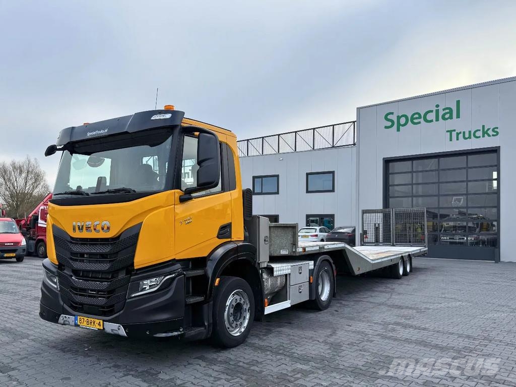 Veldhuizen P48-2 Knikkende semi dieplader + IVECO S-WAY 360 ( Puoliperävaunulavetit