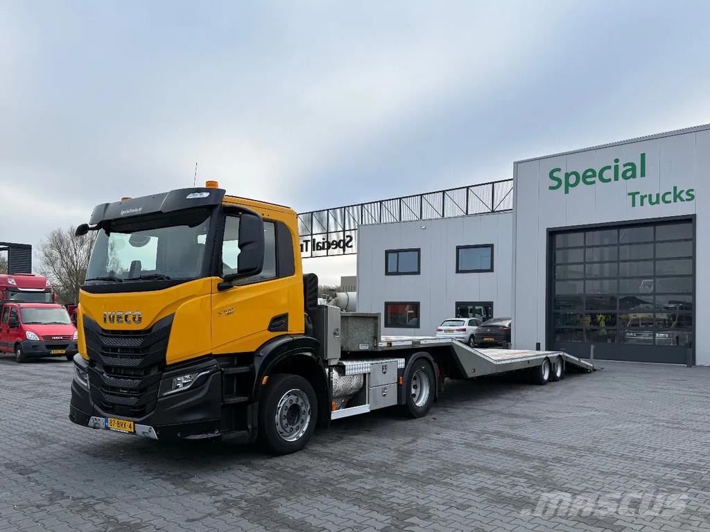 Veldhuizen P48-2 Knikkende semi dieplader + IVECO S-WAY 360 ( Puoliperävaunulavetit