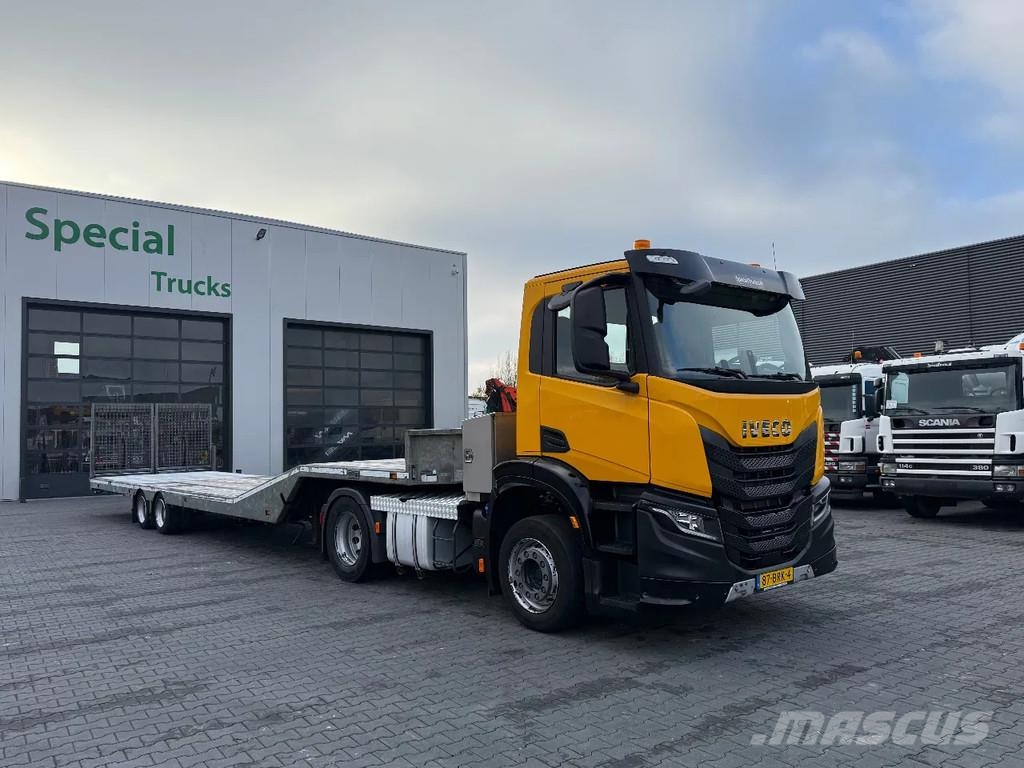 Veldhuizen P48-2 Knikkende semi dieplader + IVECO S-WAY 360 ( Puoliperävaunulavetit