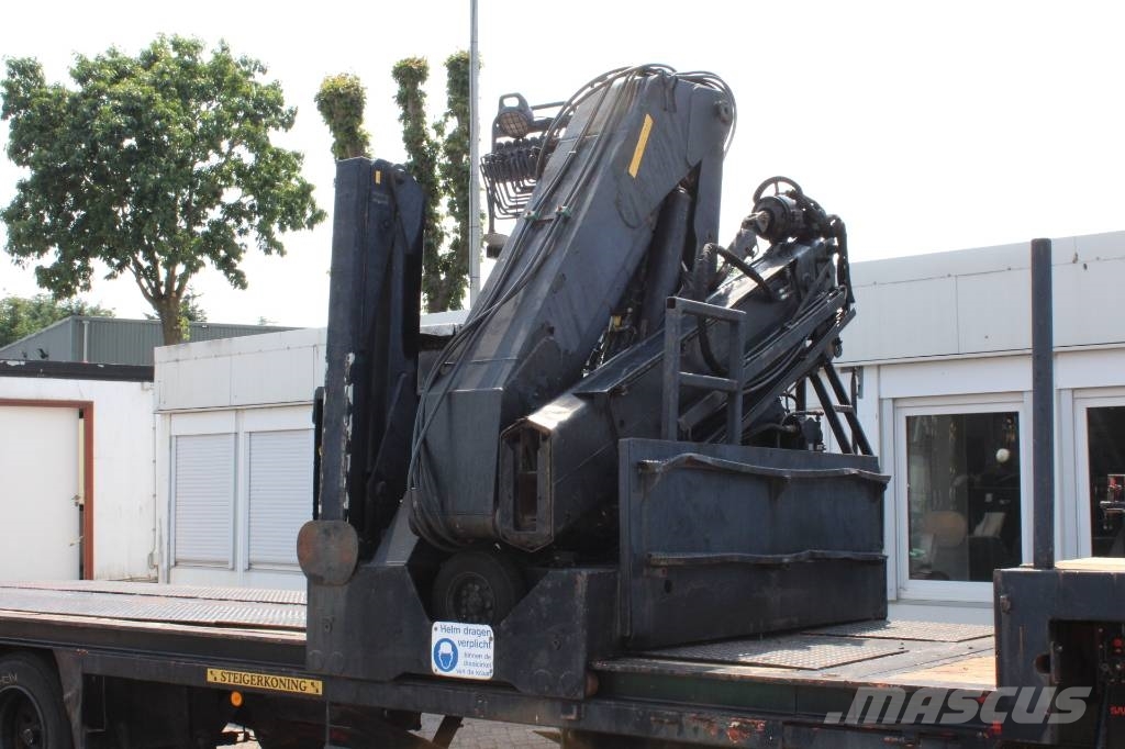 Draco DTTAS 1200-200 HIAB R255/F1 Low loader-semi-trailers
