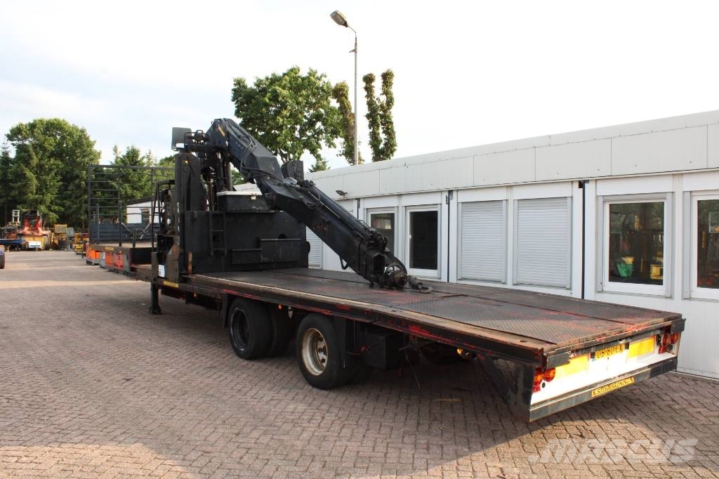 Draco DTTAS 1200-200 HIAB R255/F1 Low loader-semi-trailers