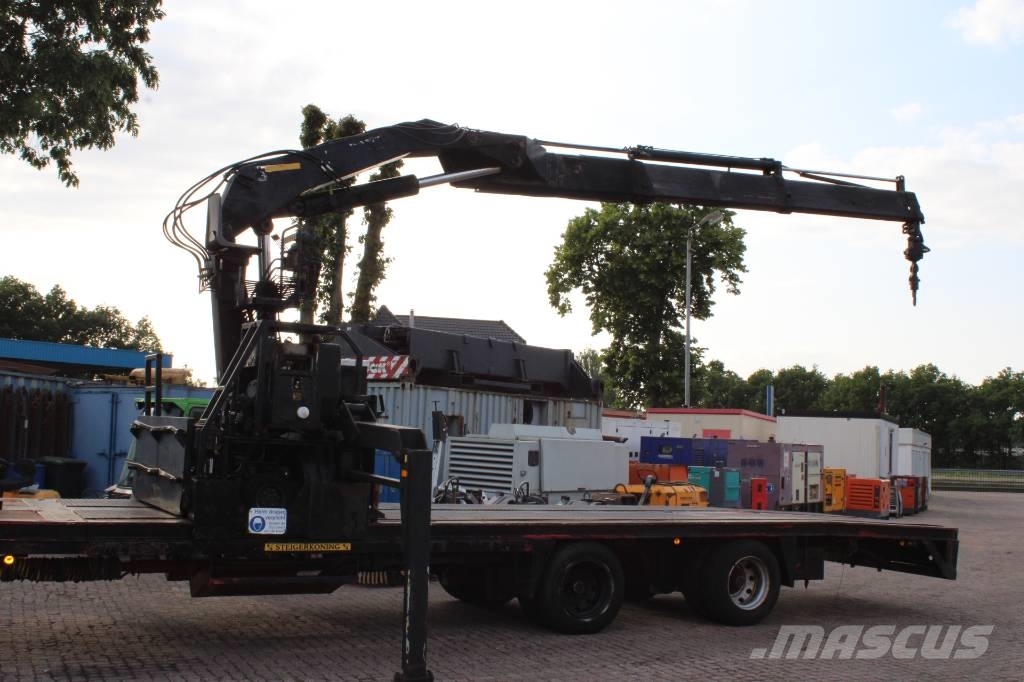 Draco DTTAS 1200-200 HIAB R255/F1 Low loader-semi-trailers