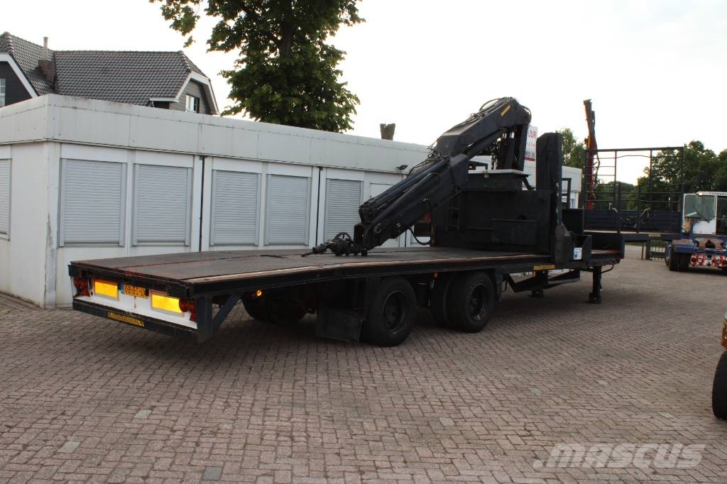 Draco DTTAS 1200-200 HIAB R255/F1 Low loader-semi-trailers