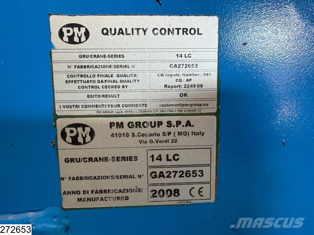 PM 14 LC Grúas cargadoras