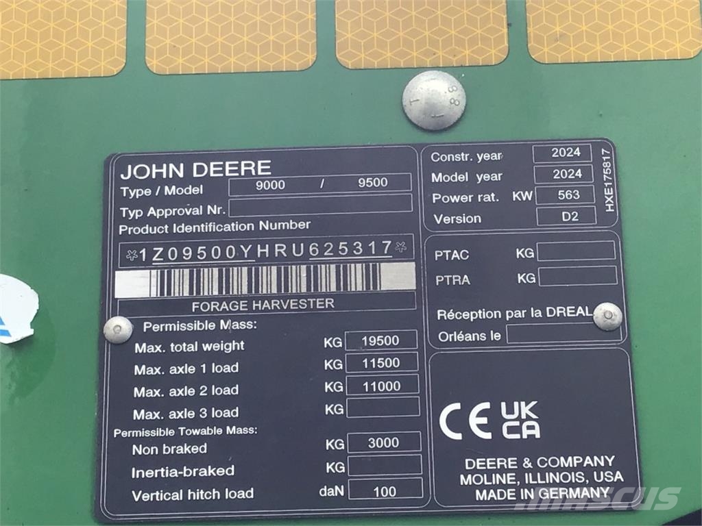 John Deere 9500i ProDrive حصادات الأعلاف