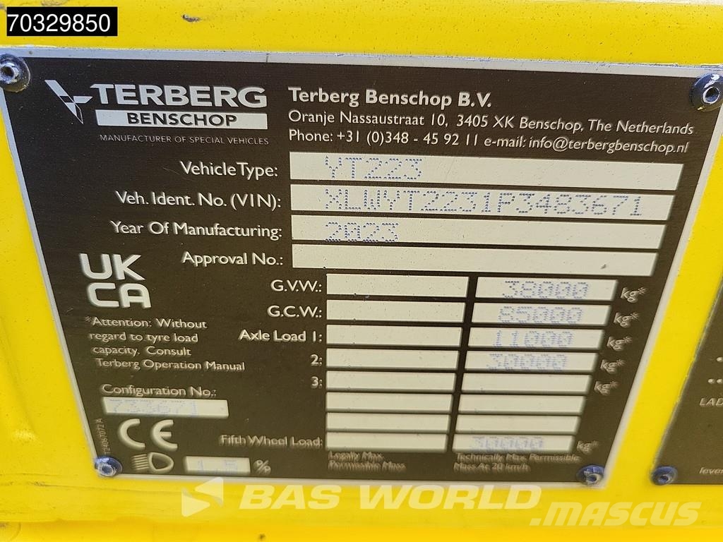 Terberg YT223 4X2 Full Service! Top condition Big-Axle Heb Cabezas tractoras para terminales