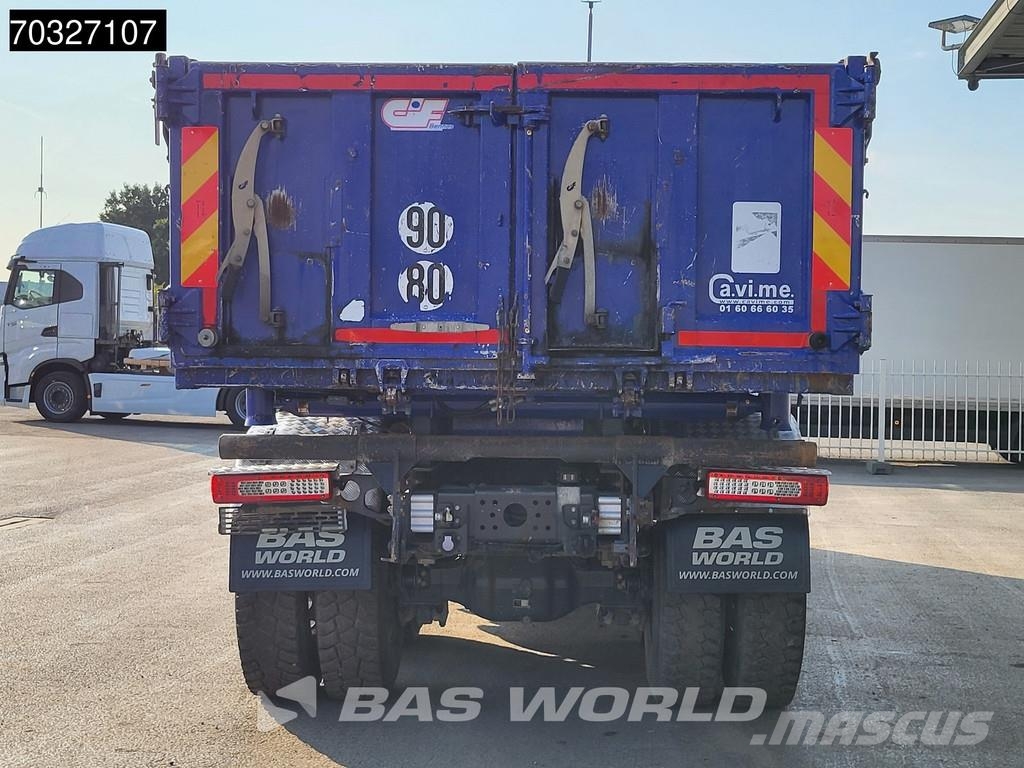 Renault C 480 C 8X4 HMF 2243 Z-Crane Tipper Full Steel Eur Bañeras basculantes usadas