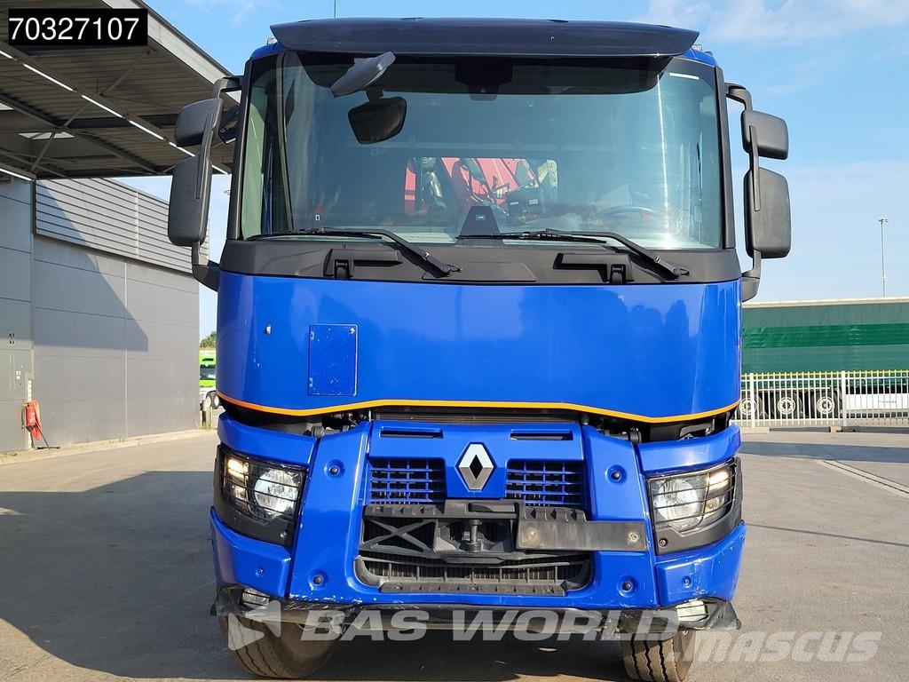 Renault C 480 C 8X4 HMF 2243 Z-Crane Tipper Full Steel Eur Bañeras basculantes usadas