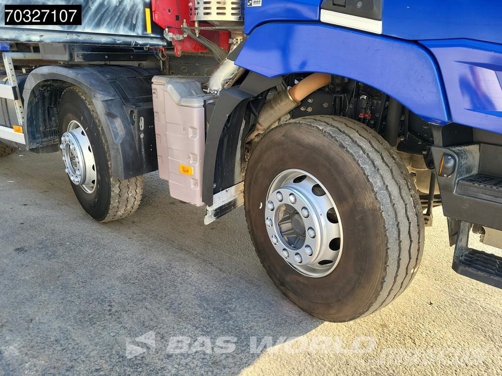 Renault C 480 C 8X4 HMF 2243 Z-Crane Tipper Full Steel Eur Bañeras basculantes usadas