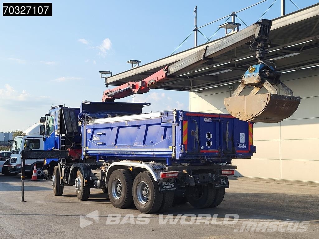 Renault C 480 C 8X4 HMF 2243 Z-Crane Tipper Full Steel Eur Bañeras basculantes usadas