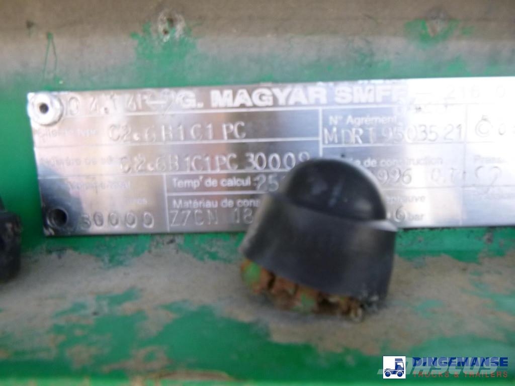 Magyar Bitumen tank inox 30 m3 / 1 comp Semi remorque citerne