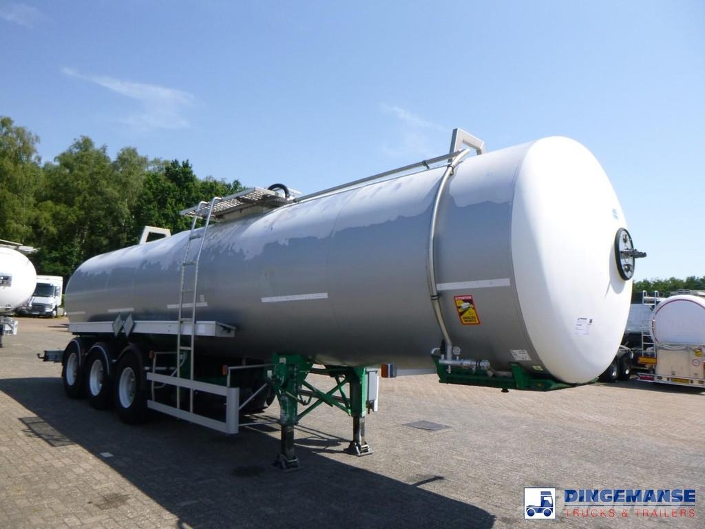 Magyar Bitumen tank inox 30 m3 / 1 comp Semi remorque citerne